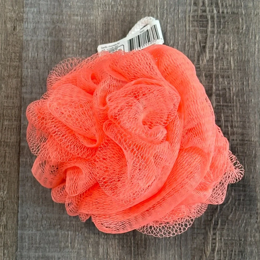 💞 New Orange Bath Pouf Loofah Sponge